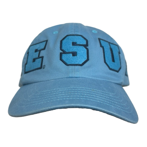 Supreme Spellout 6 Panel Hat Light Blue (USED) | Vintage Clothing Store Canada