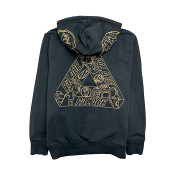 Palace Tri-Archaeology Hoodie Black (USED)