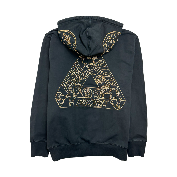 Palace Tri-Archaeology Hoodie Black (USED) | Vitnage Clothing Store Canada