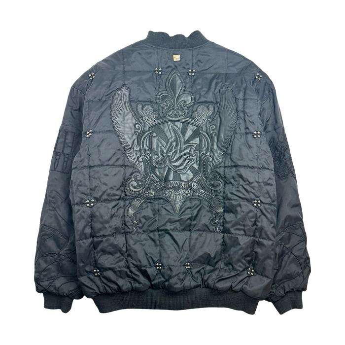 (XXL) Vintage Al Wissam ZIp-Up Jacket Black | Vitnage Clothing Store Canada