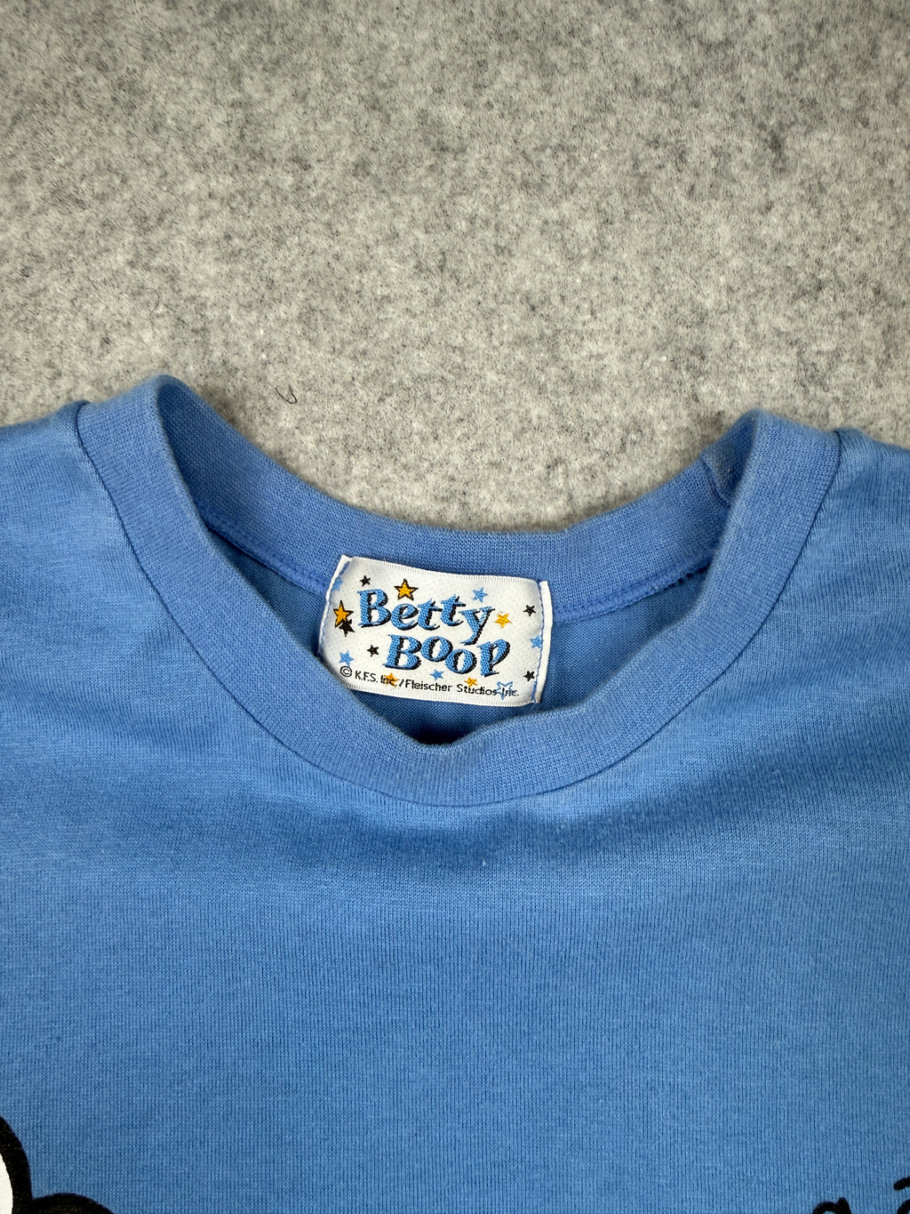 Vintage Betty Boop Catchphrase Tee Blue
