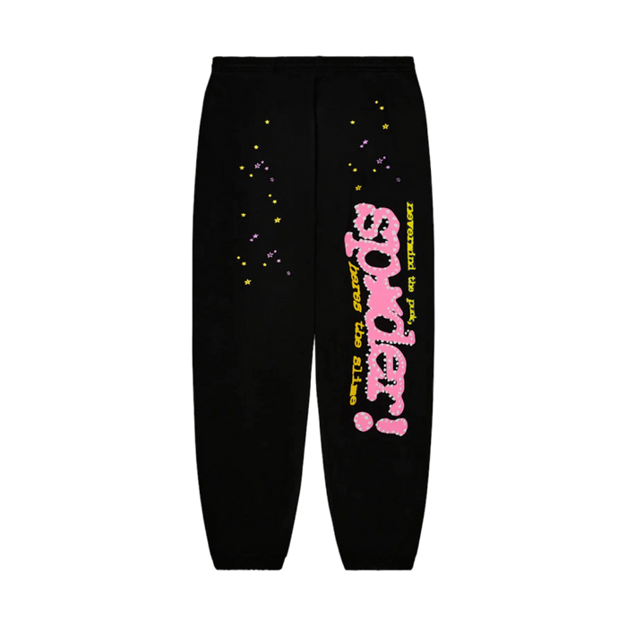 Sp5der P*NK V2 Sweatpant Black | Vitnage Clothing Store Canada