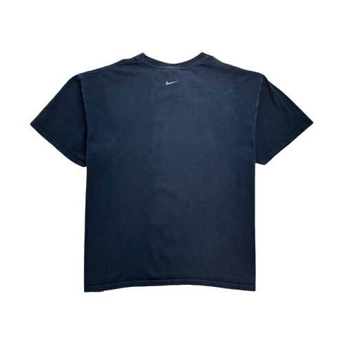 Vintage 2000s Nike Mid Swoosh Tee Navy | Vintage Clothing Store Canada