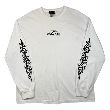 Vintage Orange County Choppers Tribal Sleeve L/S Tee White