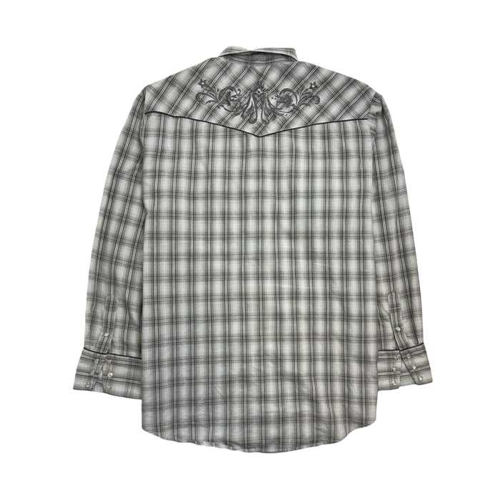 Vintage Y2k Ropper Button Up Grey | Vitnage Clothing Store Canada