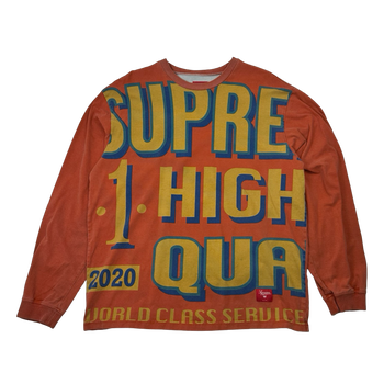 Supreme World Class L/S Tee Orange (USED)
