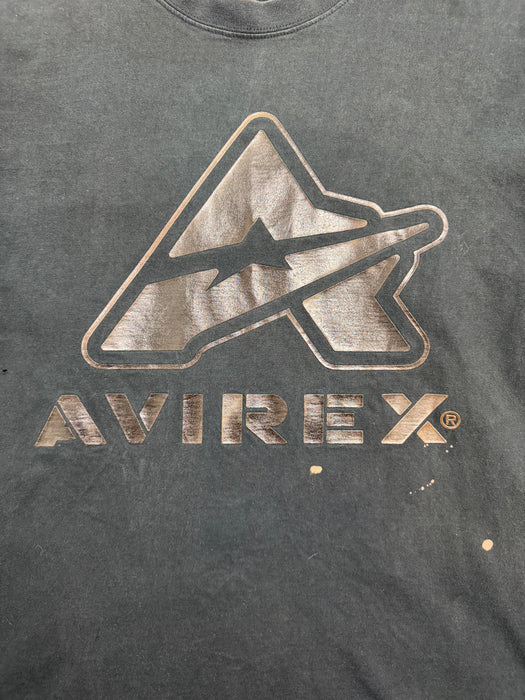 Vintage Y2k Avirex L/S Tee Black | Vitnage Clothing Store Canada