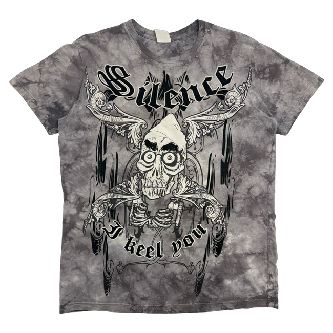 2000s Silence I Keel You Tee Dark Grey