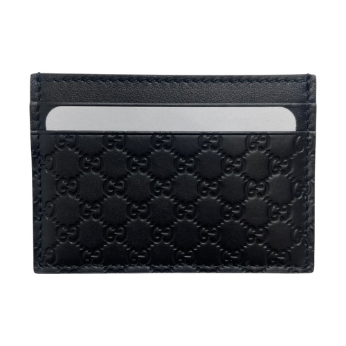 Gucci Monogram Card Holder Black | Vintage Clothing Store Canada