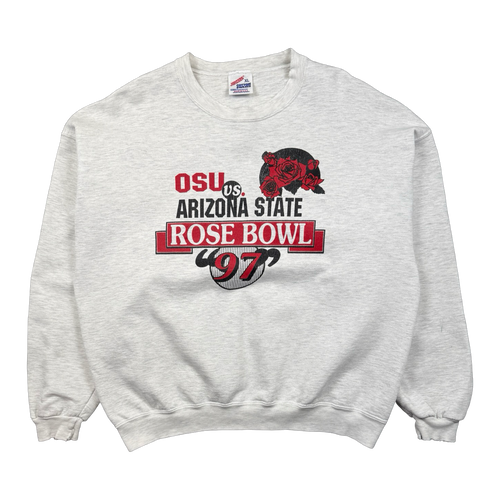Vintage 1997 Rose Bowl Sweatshirt Grey | Vintage Clothing Store Canada