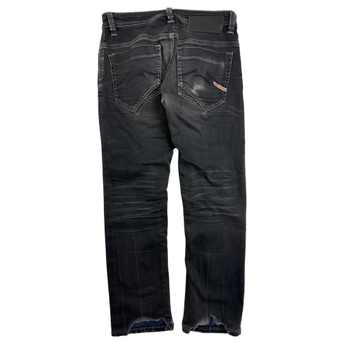 Parasuco Mike Fit Wrinkled Pants Black | Vintage Clothing Store Canada