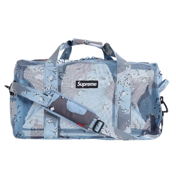 Supreme Big Duffle Bag Blue Camo SS20 (USED)