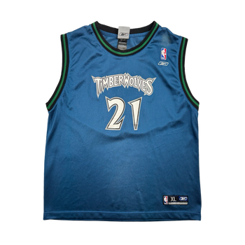 (M) Vintage NBA Timberwolves Kevin Garnet Jersey