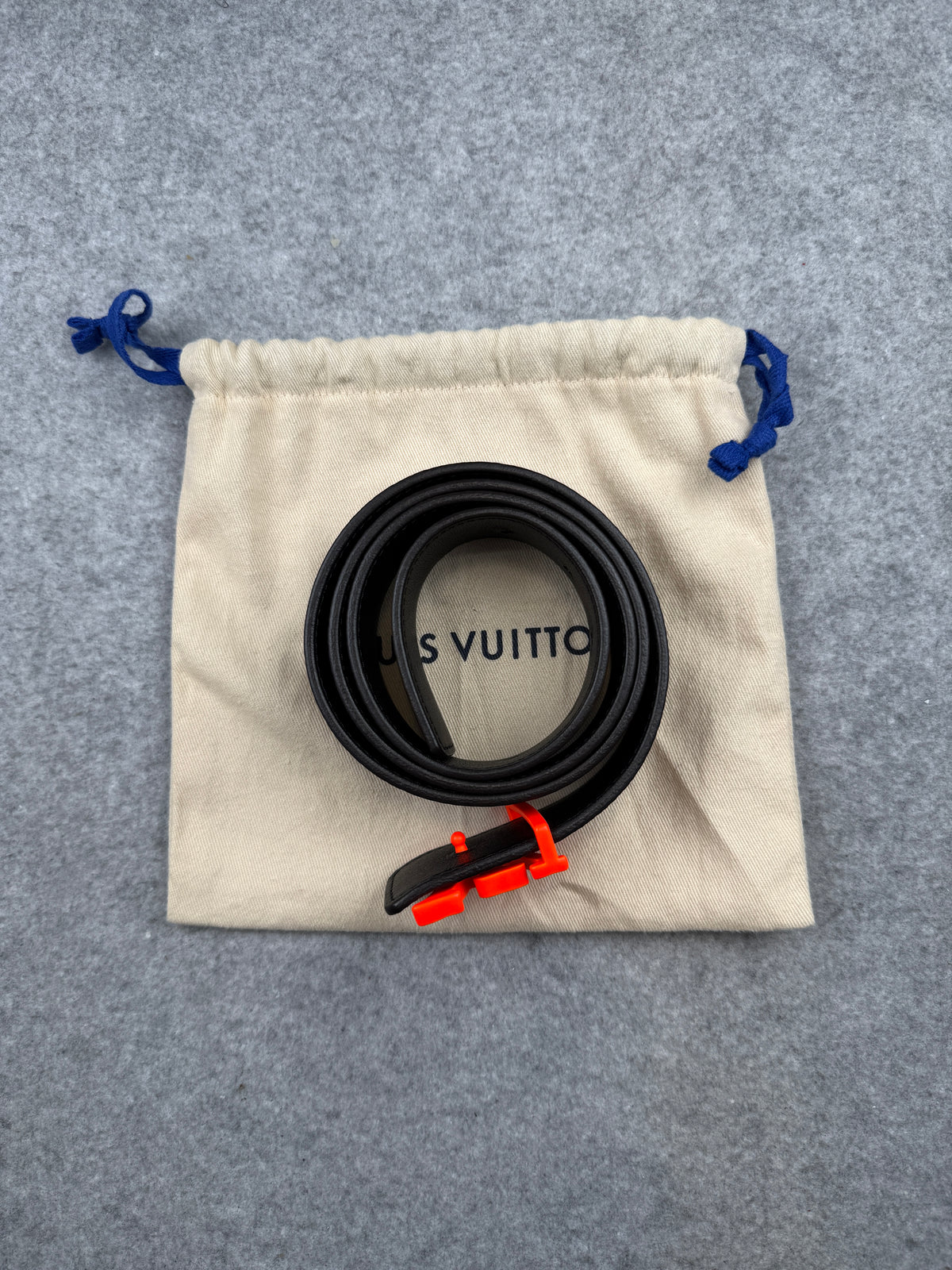 Louis Vuitton Shape Belt Virgil Abloh Monogram Brown