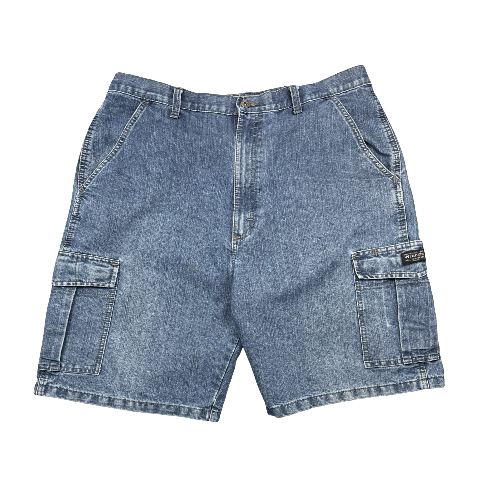 Wrangler Baggy Cargo Denim Shorts