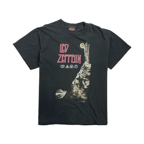 (L) Vintage '04 Led Zeppelin Band Tee Black | Vintage Clothing Store Canada