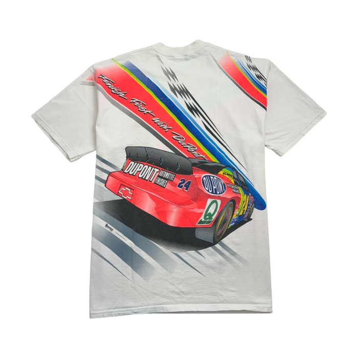 (XL) Vintage AOP Dupont Nascar Tee | Vitnage Clothing Store Canada