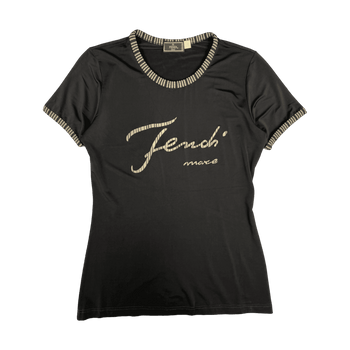 Women’s Fendi Rayon Shirt Top Black