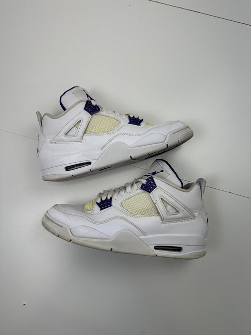 Air Jordan 4 Retro Metallic Purple (USED, NO BOX) | Vintage Clothing Store Canada