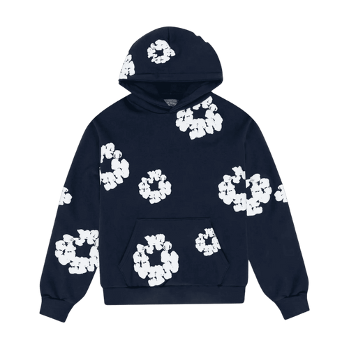 Denim Tears Cotton Wreath Hoodie Navy | Vintage Clothing Store Canada