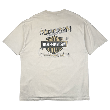 Vintage Harley Davidson Motown Tee Beige