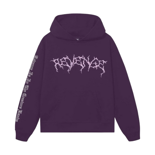 Revenge XXXTentacion Lighting Hoodie Purple | Vintage Clothing Store Canada