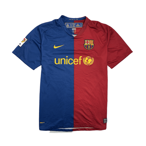 (L) Nike FC Barcelona UNICEF Jersey Blue/Red | Vintage Clothing Store Canada