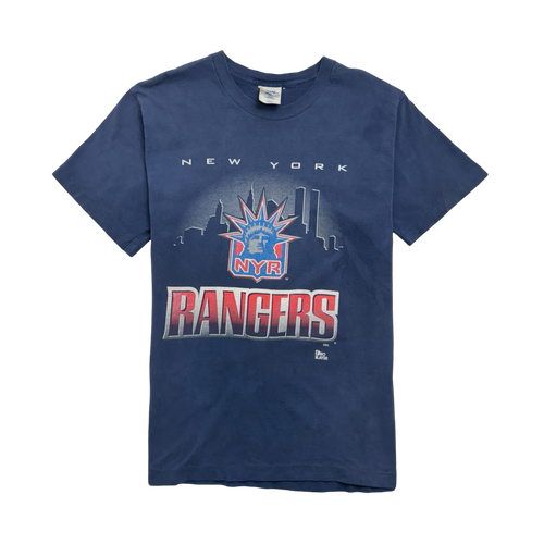 (L) Vintage 90s New York Rangers Tee Navy | Vintage Clothing Store Canada