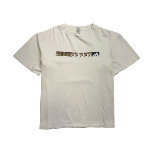 Vintage 90s Adidas Tee White | Vintage Clothing Store Canada