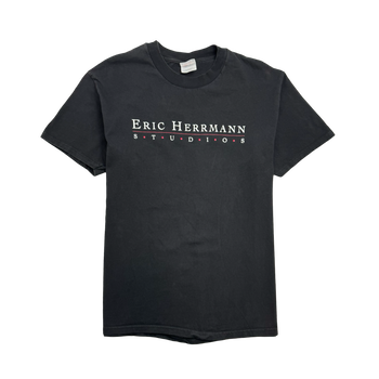 (L) Vintage 2000s Eric Herman Sturgis Tee Black