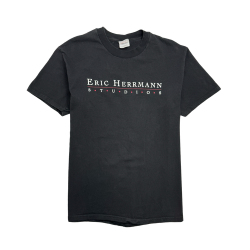 (L) Vintage 2000s Eric Herman Sturgis Tee Black | Vintage Clothing Store Canada