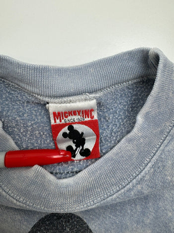 (L) Vintage 90s Disneyland Sweatshirt Washed Blue