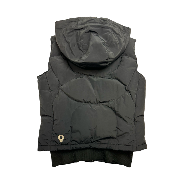 (M) The North Face 600 Hooded Puffer Vest Black | Vitnage Clothing Store Canada