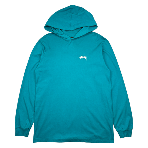Stussy 8 Ball Lightweight Sweater Teal (USED) | Vintage Clothing Store Canada