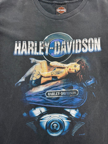 Vintage '09 Smoky Mountain Harley Davidson Tee Black