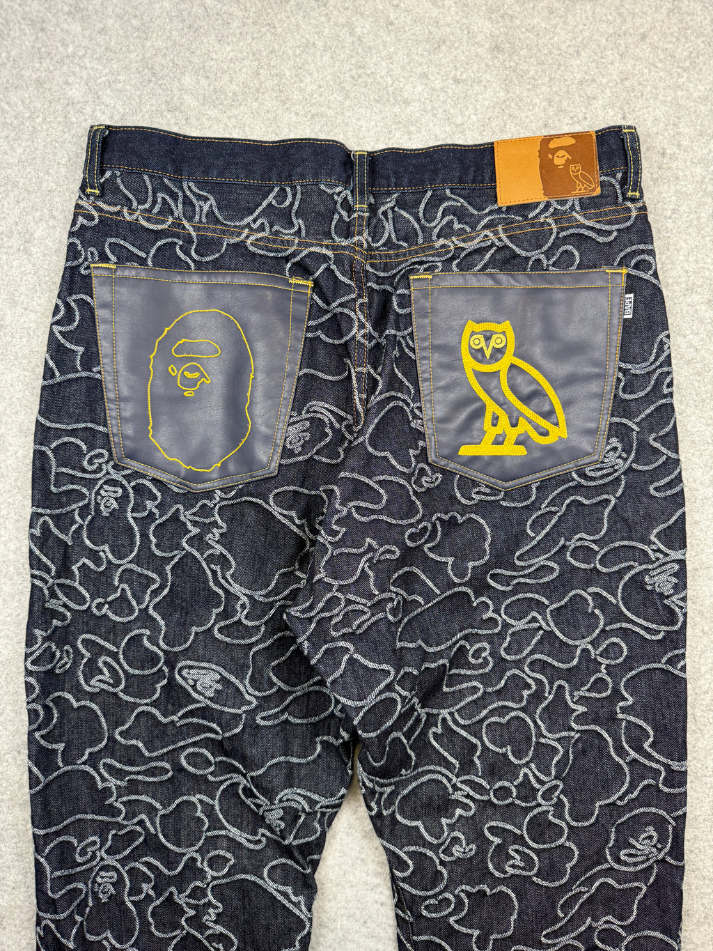 BAPE x OVO 1st Camo Jacquard Denim Pants (USED)