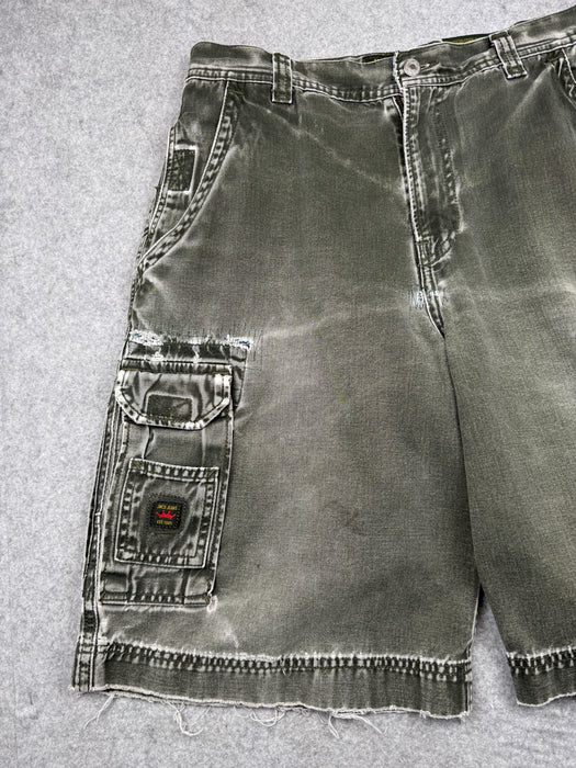 Vintage JNCO Jeans Cargo Shorts Green | Vitnage Clothing Store Canada