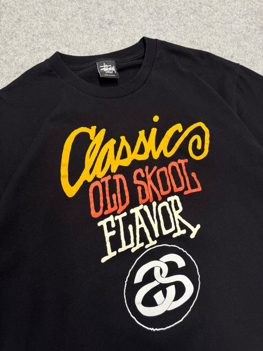 Stussy Classic Old Skool Flavour Tee Black (USED) | Vitnage Clothing Store Canada