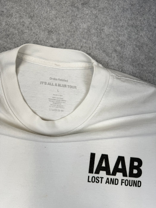Drake It's All A Blur Tour Tee White (USED) | Vitnage Clothing Store Canada