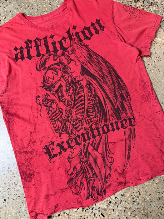 Y2K Affliction Tee Red | Vitnage Clothing Store Canada