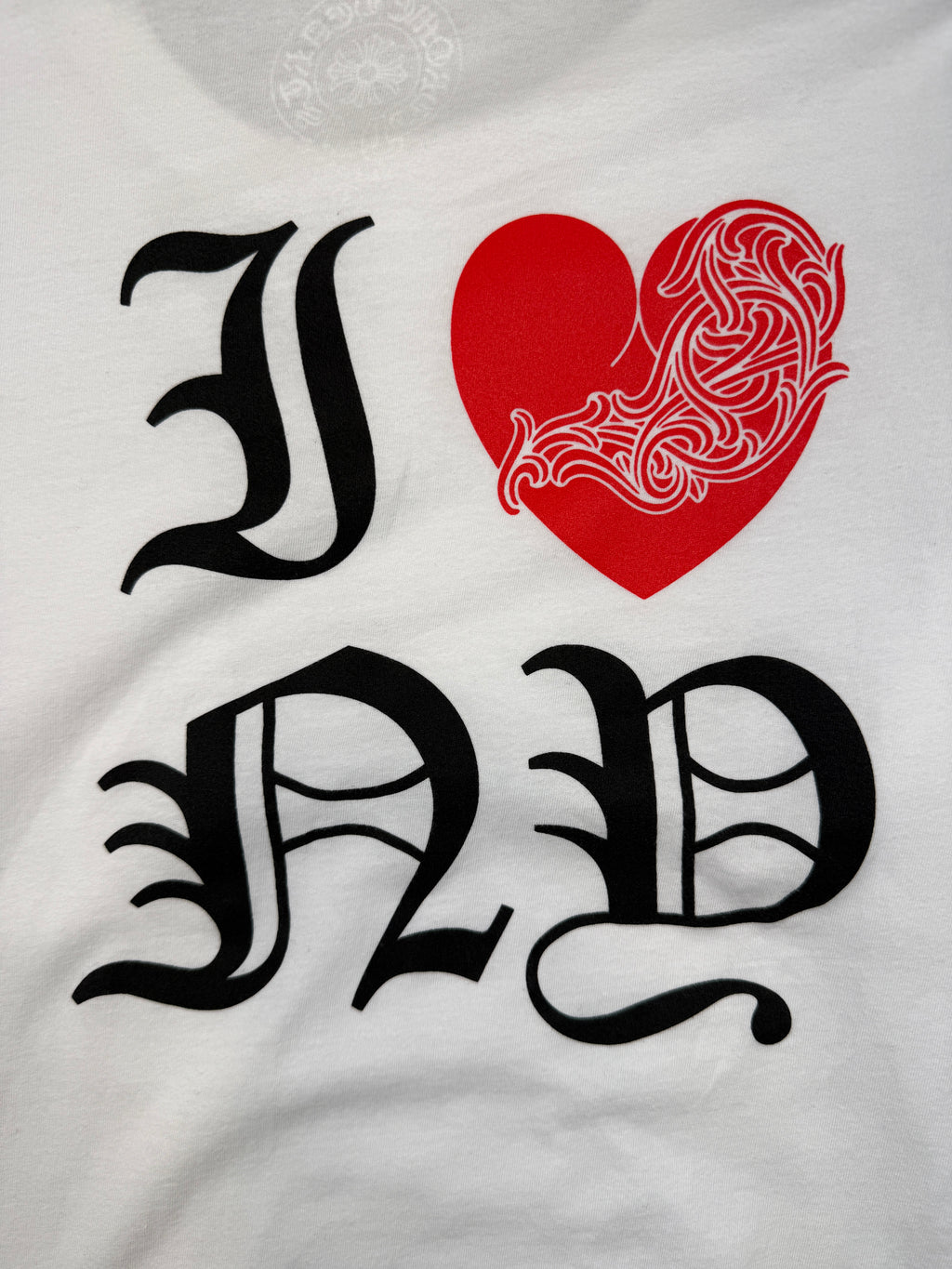 Chrome Hearts I Heart NY L/S Tee White