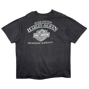 Vintage Harley Davidson Roo Country Tee Black
