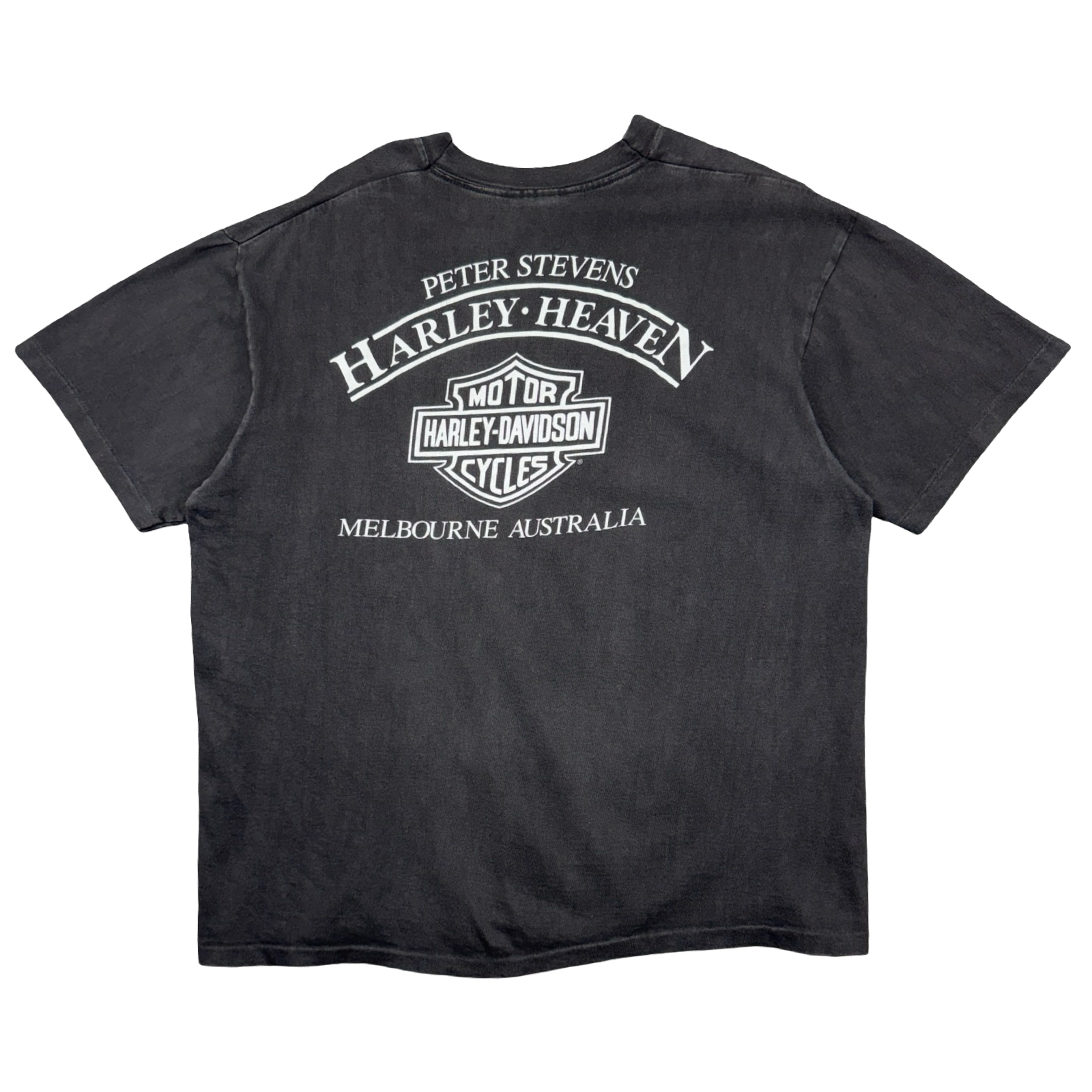Vintage Harley Davidson Roo Country Tee Black