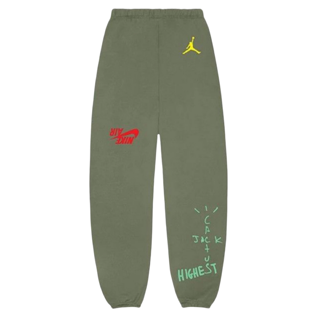 Travis Scott Jordan Cactus Jack Highest Sweatpant Olive