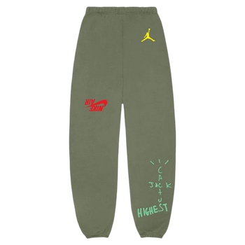 Travis Scott Jordan Cactus Jack Highest Sweatpant Olive