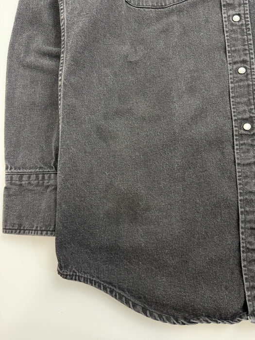 Vintage Carhartt Button-up L/S Shirt Black | Vitnage Clothing Store Canada