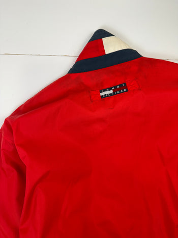Vintage Tommy Hilfiger Windbreaker Light Jacket Red