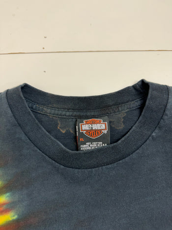 Vintage '02 Montana Harley Davidson Tye-Dye Tee