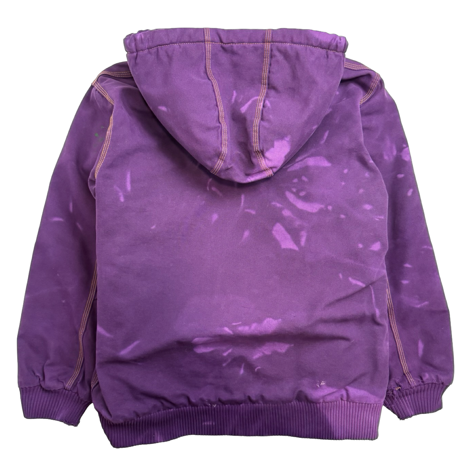 Vintage Carhartt Hooded Active Work Jacket Purple