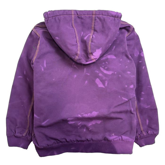 Vintage Carhartt Hooded Active Work Jacket Purple | Vitnage Clothing Store Canada